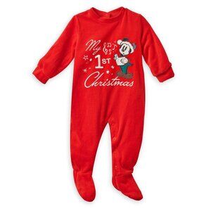 Disney Mickey Mouse ''My 1st Christmas'' Sleeper for Baby